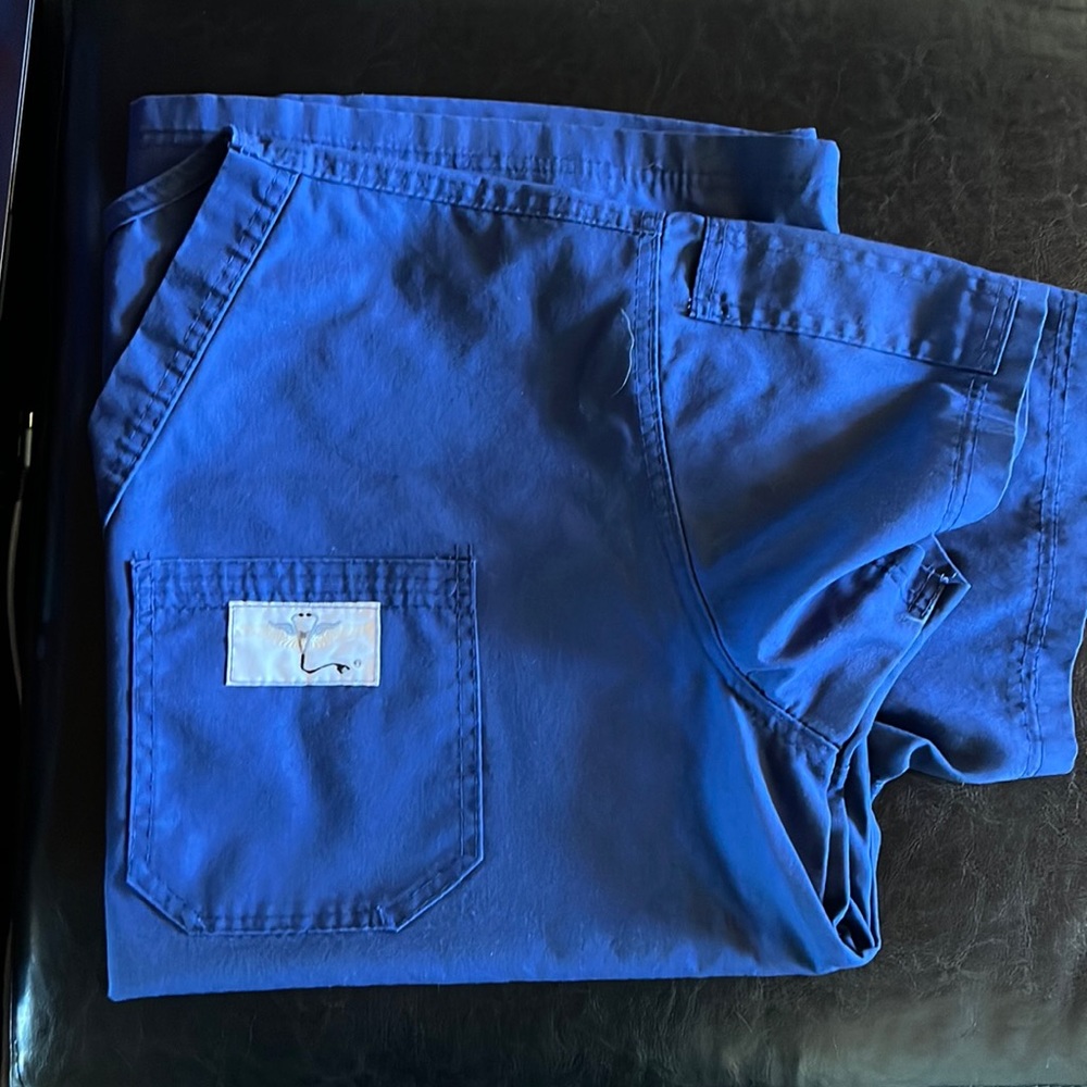 Aviator scrubs set, large blue worn twice